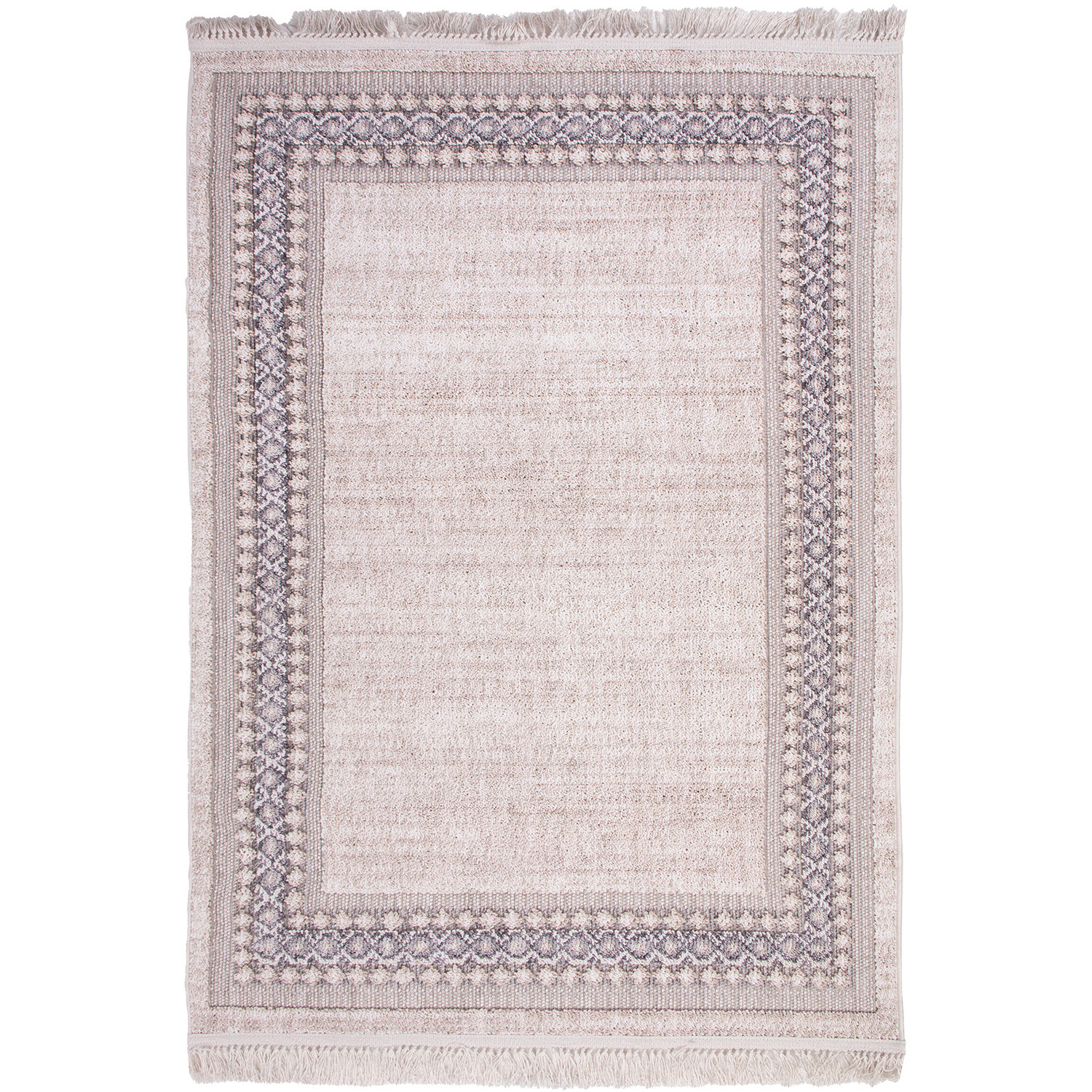 Koberec BENITA 653 šedá-krémová - 133x190 cm