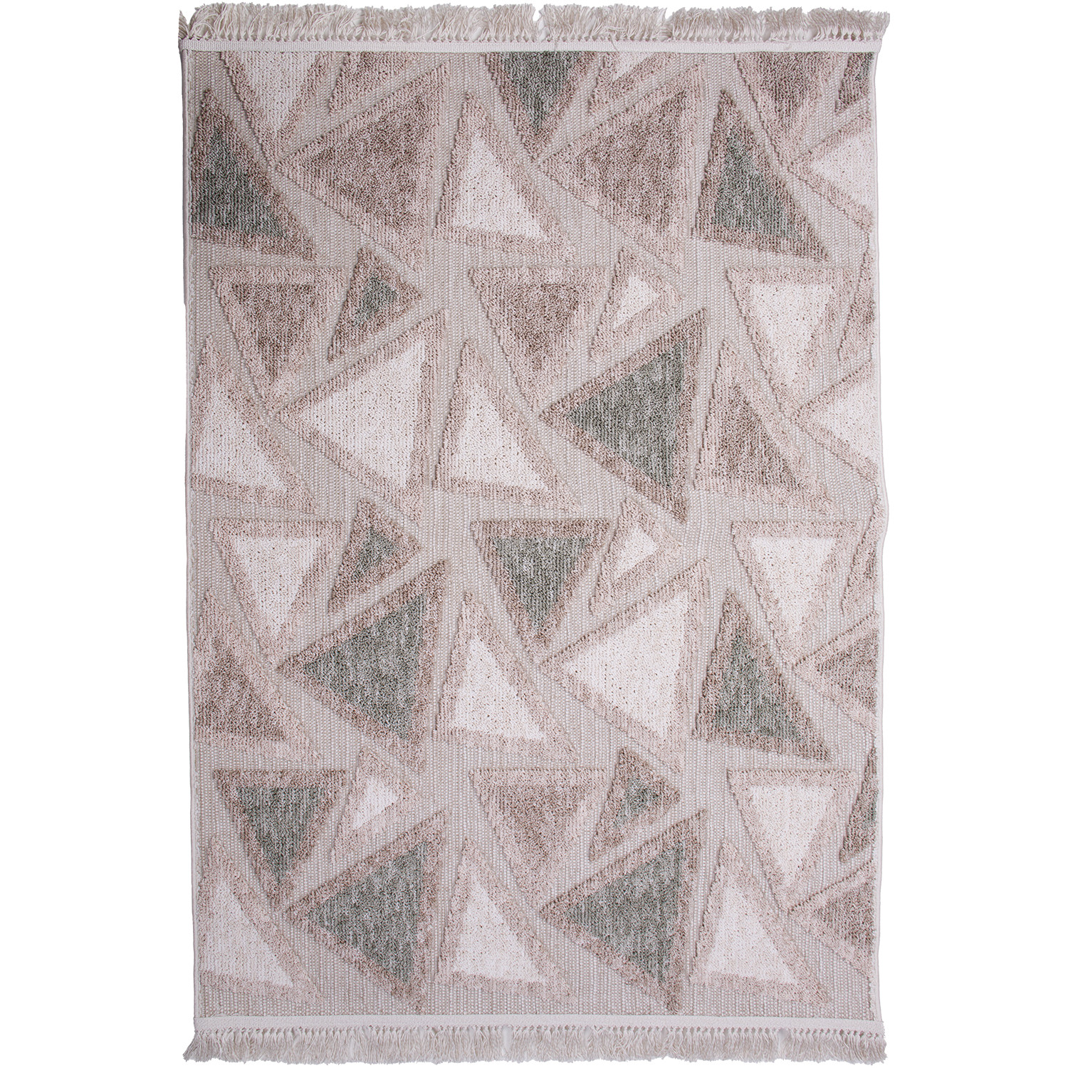 Koberec BENITA 658 zelená-krémová - 200x290 cm