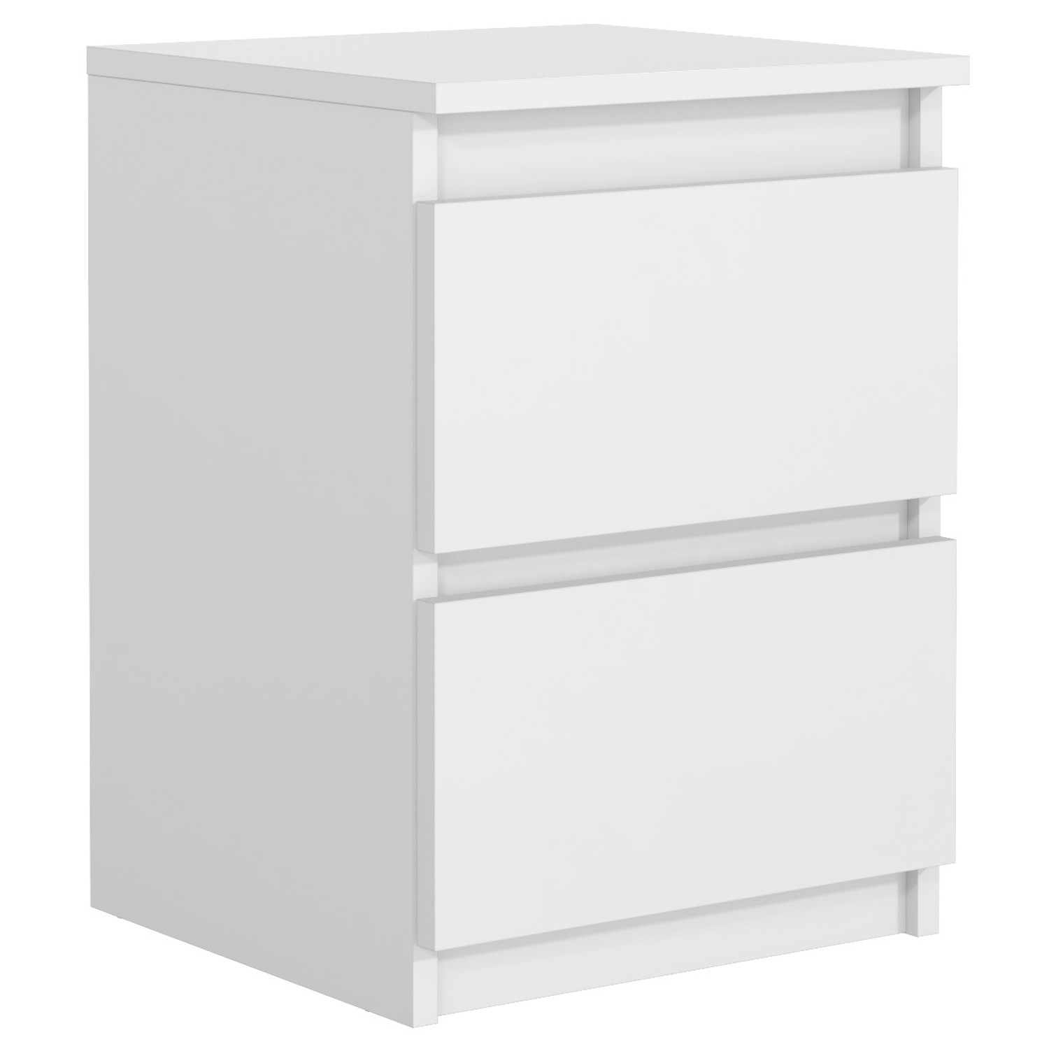 Noční stolek 40/39/55 - bílá