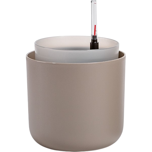 Plastia Samozavlažovací květináč Tolita hnědá