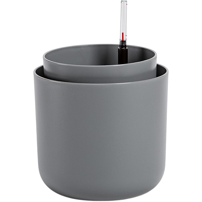 Plastia Samozavlažovací květináč Tolita šedá