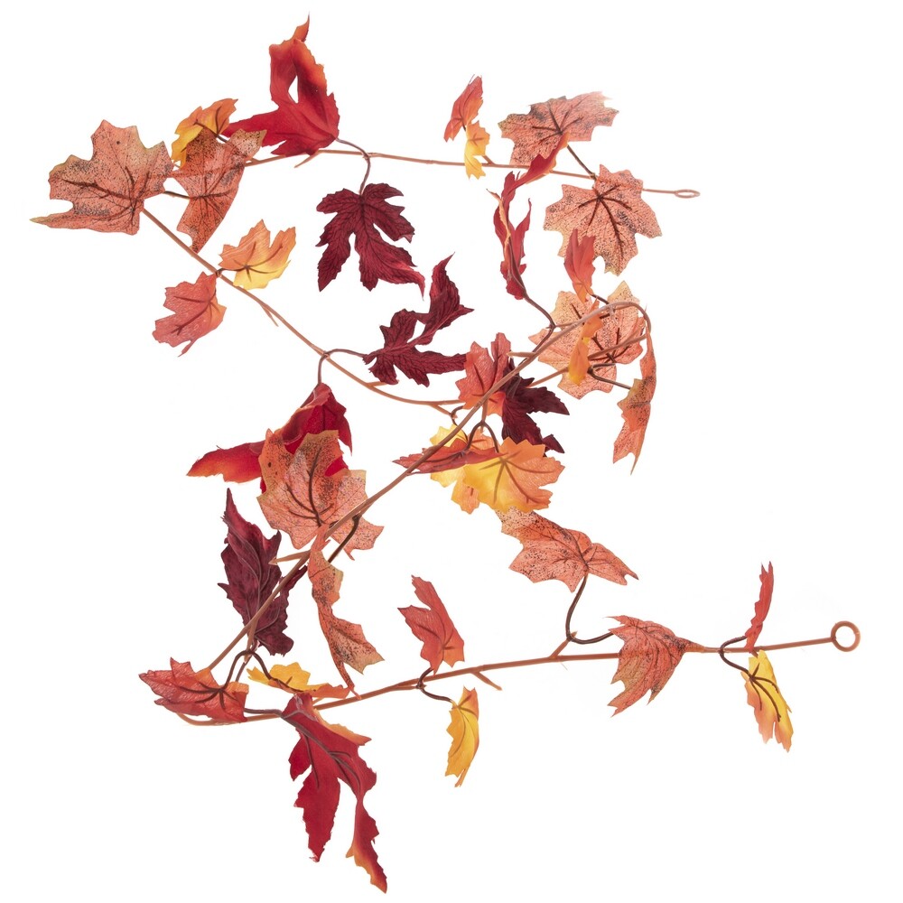 Podzimní girlanda z umělých javorových listů