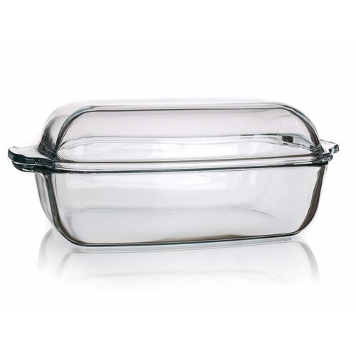 SIMAX Pekáč skleněný hranatý s víkem 5