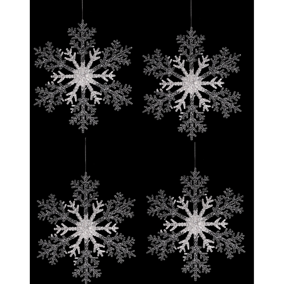 Sada vánoční dekorace Vločka