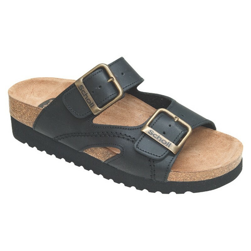 Scholl Pantofle Moldava Wedge AD černá