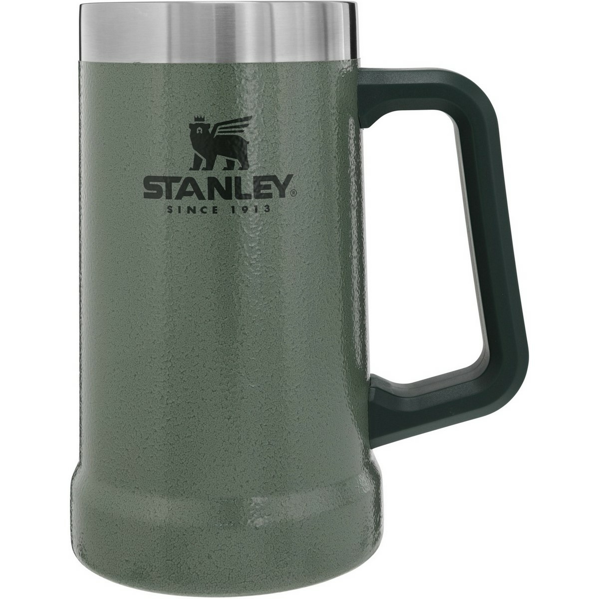 Stanley Korbel na pivo Big Grip Beer Stein 700 ml Hammertone Green