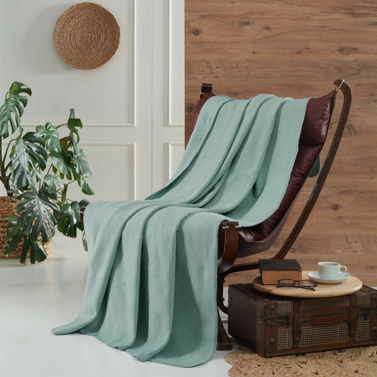 Televizní deka Brighton Cotton mentolová