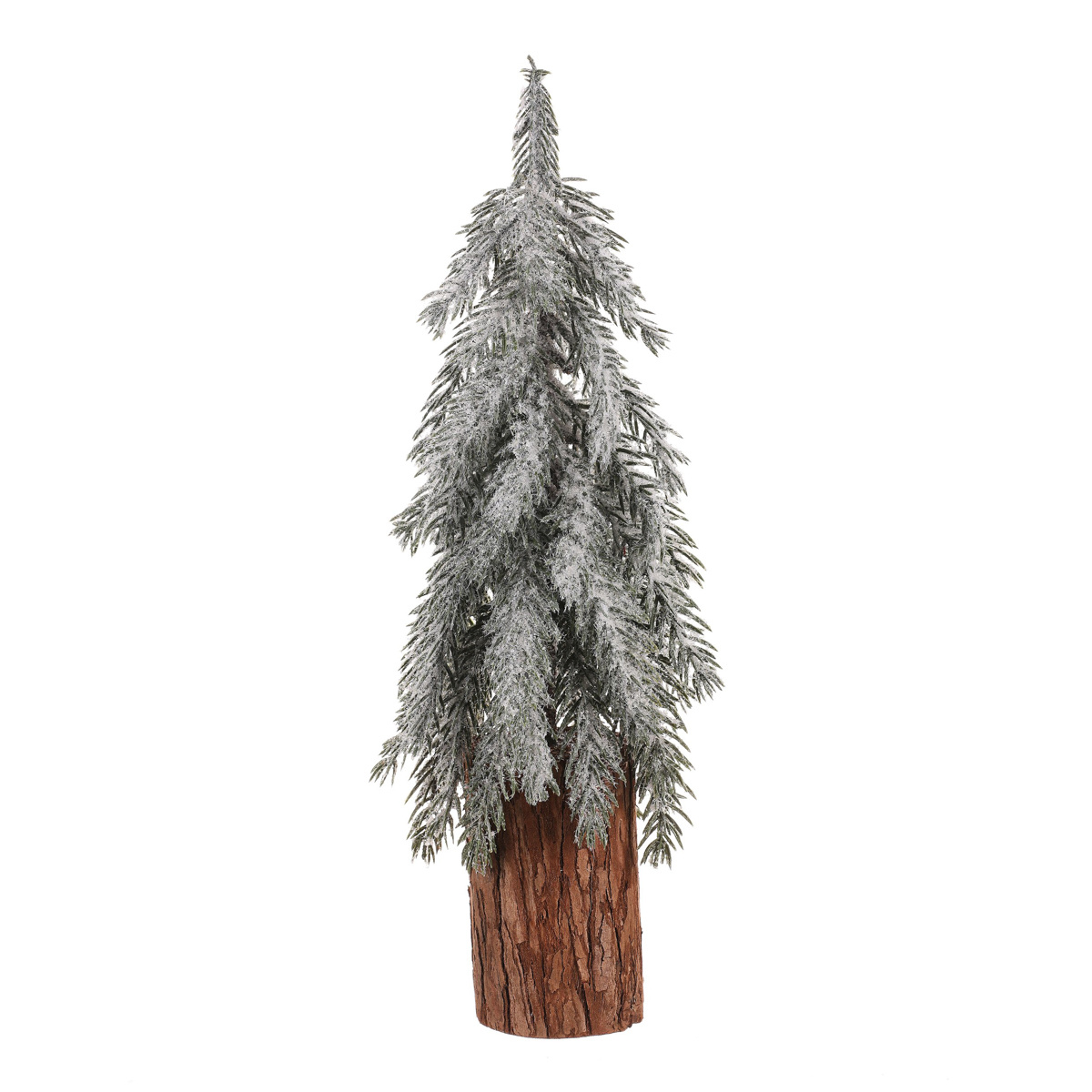 Vánoční dekorace Smrk na špalku