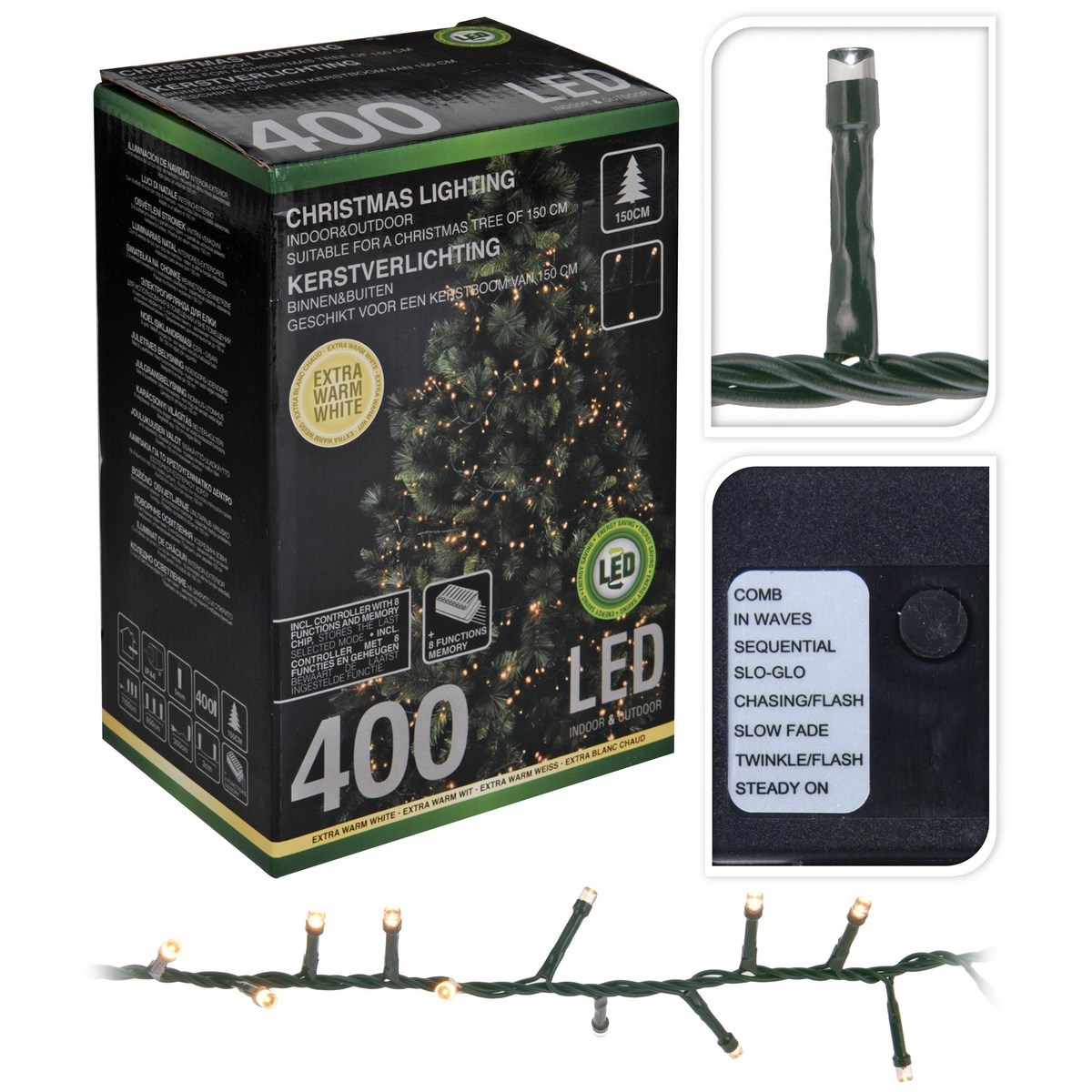 Vánoční světelný řetěz Cluster