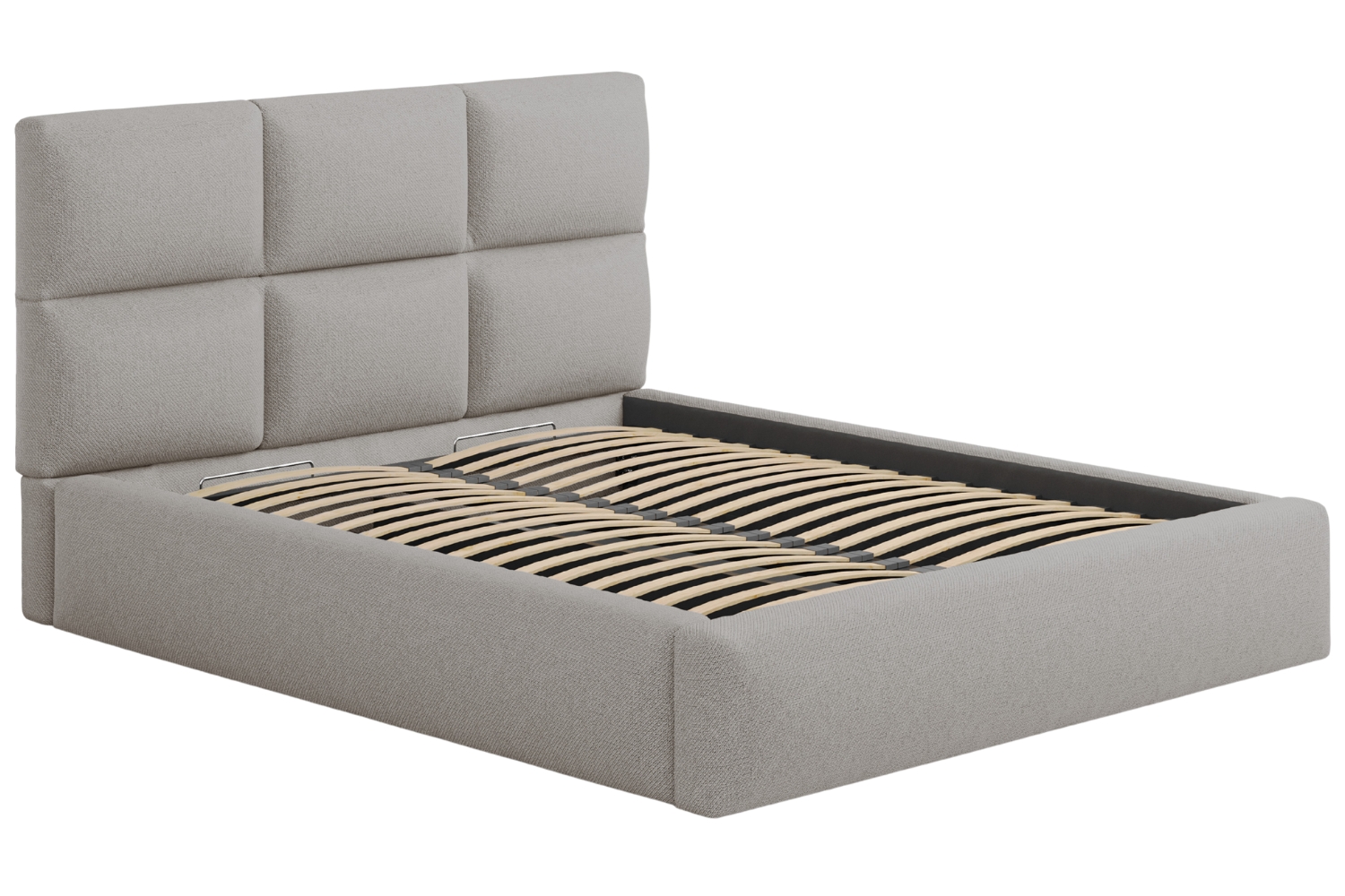 Windsor & Co Béžová dvoulůžková postel Libera 160 x 200 cm s úložným prostorem