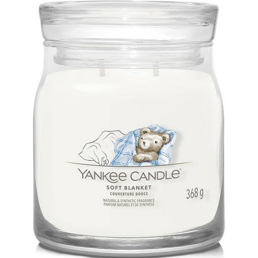 Yankee Candle Vonná svíčka střední Signature Soft Blanket