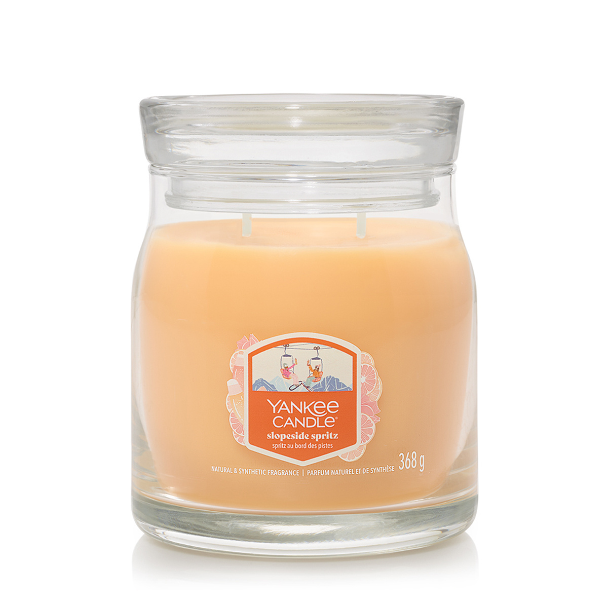 Yankee Candle vonná svíčka Signature ve skle střední Slopeside Spritz