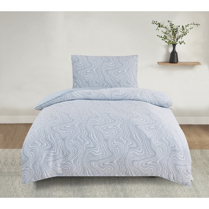 Žakárové povlečení Colorado modrá