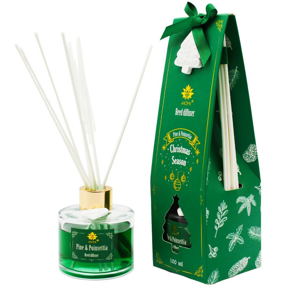 Arome Difuzér s tyčinkami Pine & Poinsettia