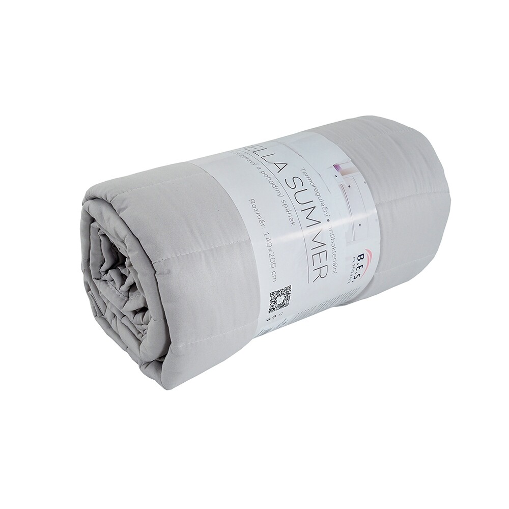 B.E.S. Petrovice Letní přikrývka Summer antracitová