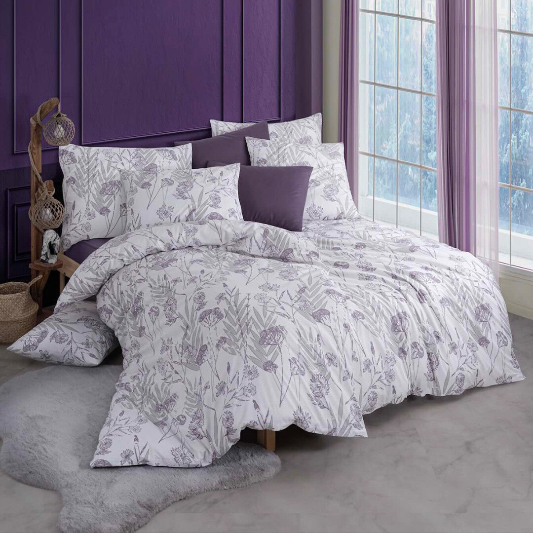 BedTex Bavlněné povlečení Viona fialová