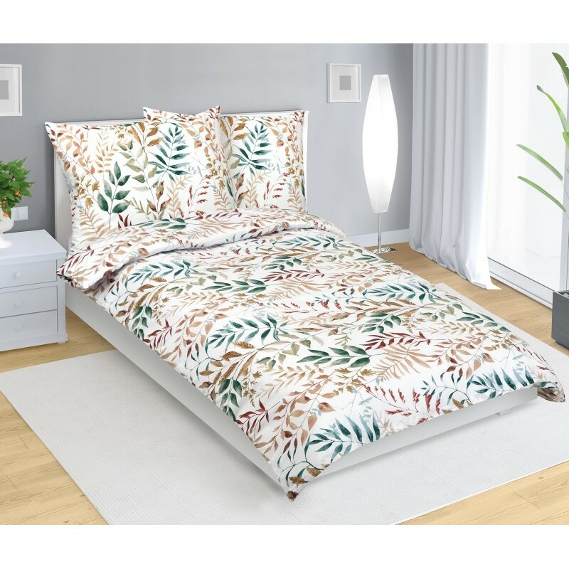 Bellatex Bavlněné povlečení Větvička béžová