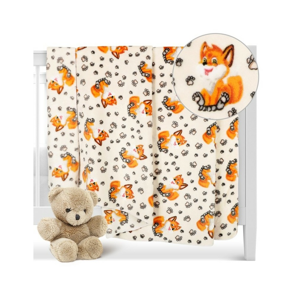 Bellatex Dětská přikrývka Ella Lištička oranžová