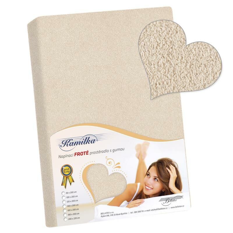 Bellatex Froté prostěradlo natur