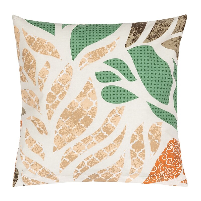 Bellatex Povlak na polštářek Variace podzimní zelená