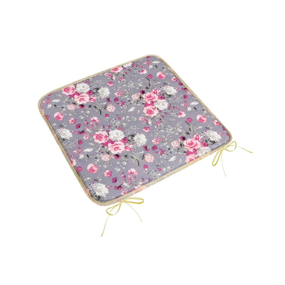 Bellatex Sedák Adéla hladký Květy růže růžová