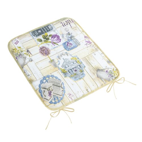 Bellatex Sedák EMA hladký Zahrada lila