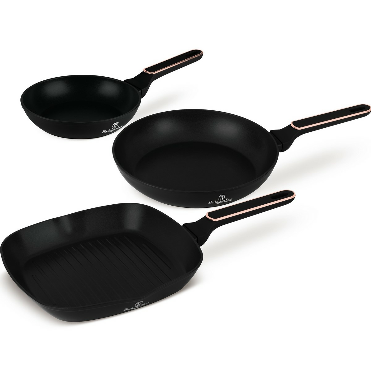 BerlingerHaus Sada pánví s titanovým povrchem Black Rose