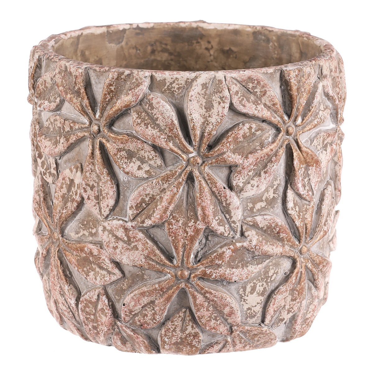 Betonový obal na květináč Flower L