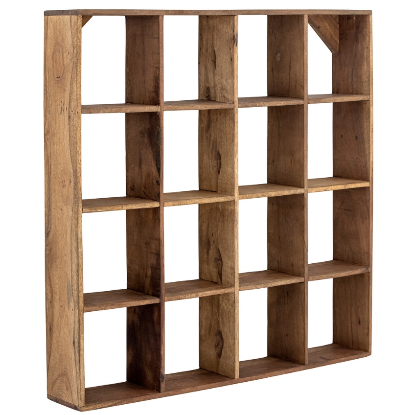 Bloomingville Dřevěná police Tilo 70 x 70 cm