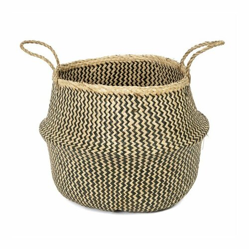 Compactor Pletený úložný košík z mořské trávy Belly