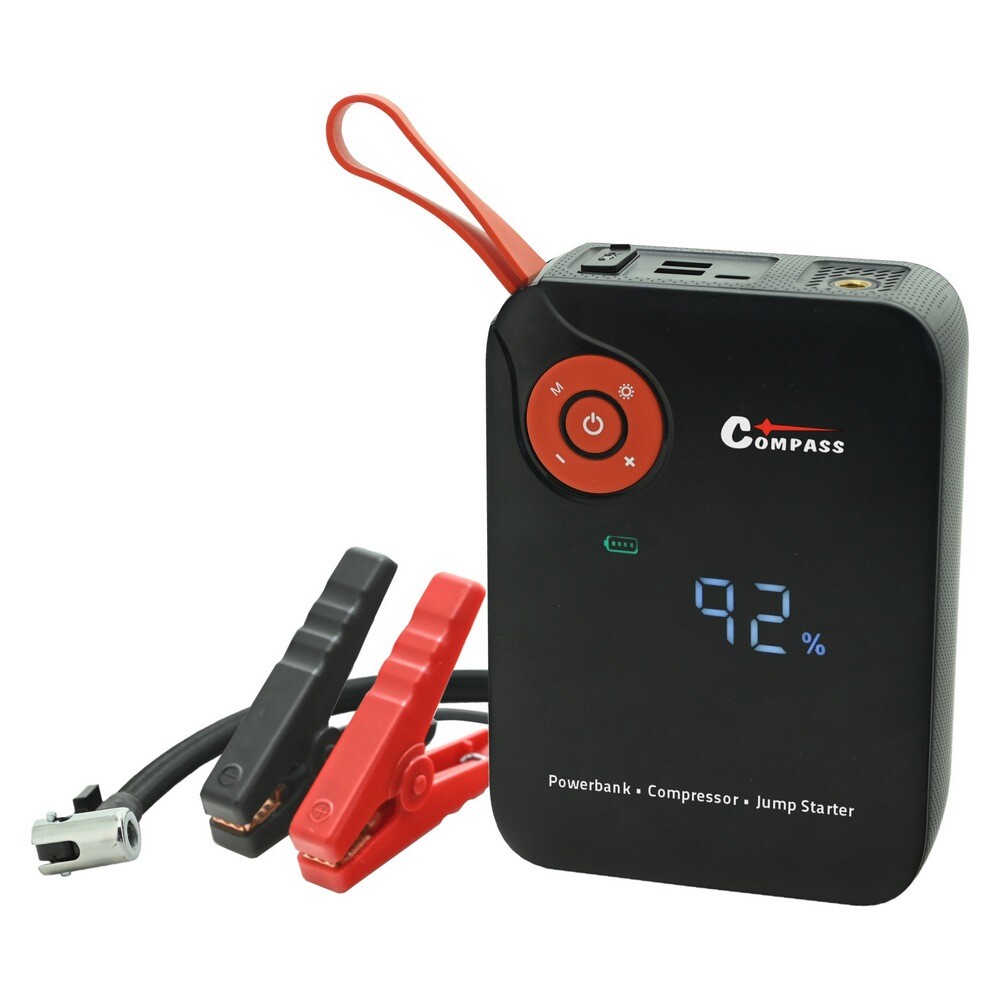Compass Kompresor AKU DIGITAL + JUMP STARTER s powerbankou 7.200mAh 600A