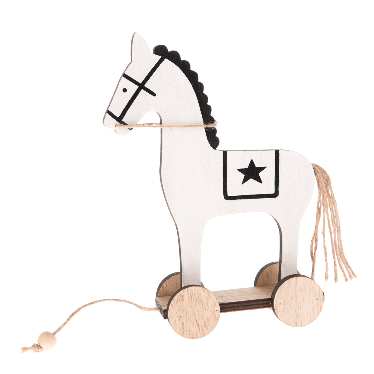 Dekorace Dřevěný koník