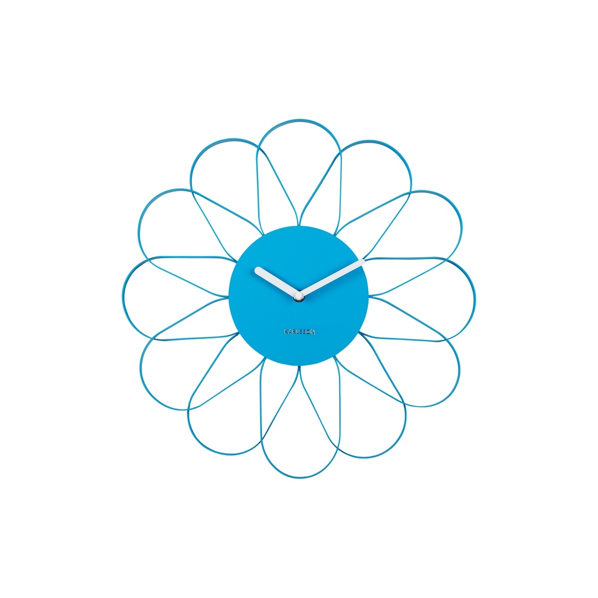 Karlsson 5975BB designové nástěnné hodiny modrá