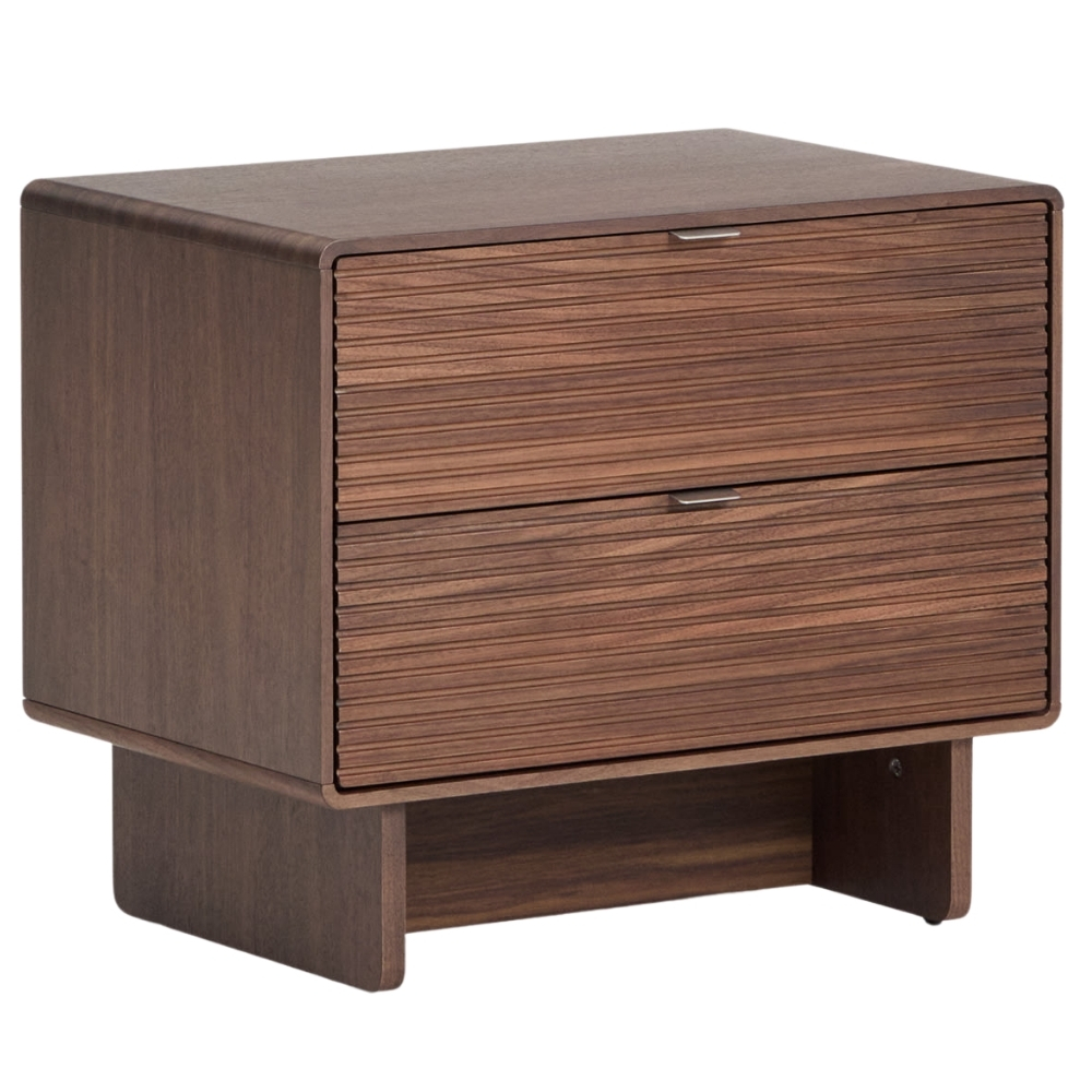 Kave Home Ořechový noční stolek Norlen 60 x 40 cm