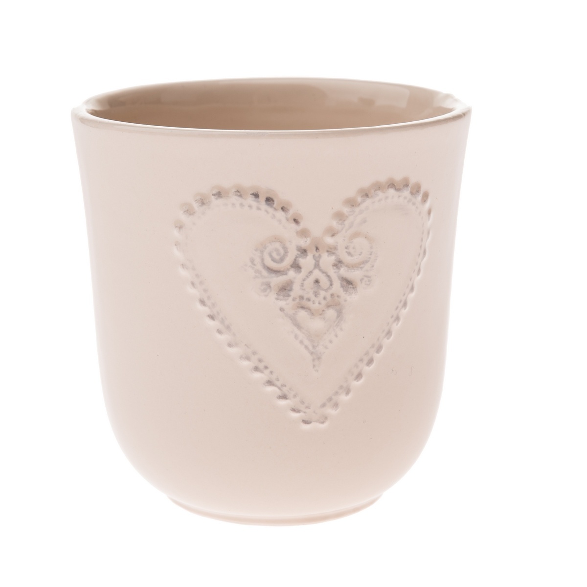 Keramický obal na květináč Hart béžová