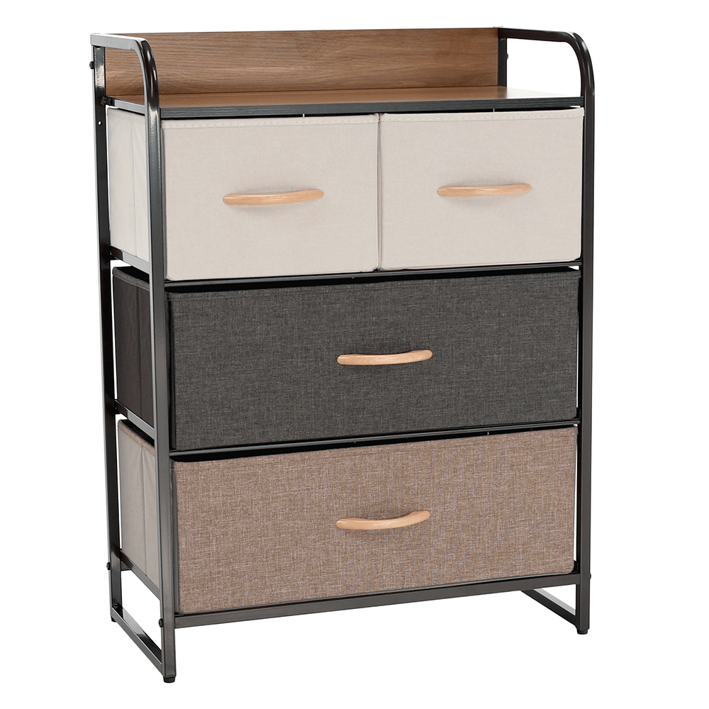 Komoda s látkovými šuplíky HAZEL TYP 2