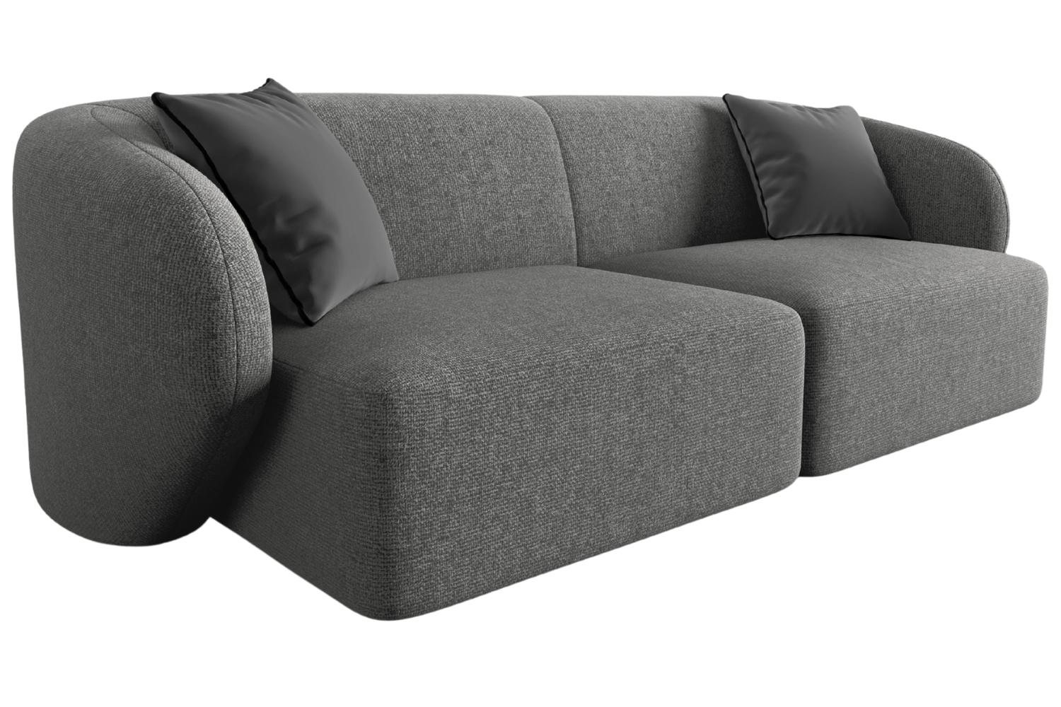 Maison Heritage Šedá dvoumístná pohovka Chiara 188 cm