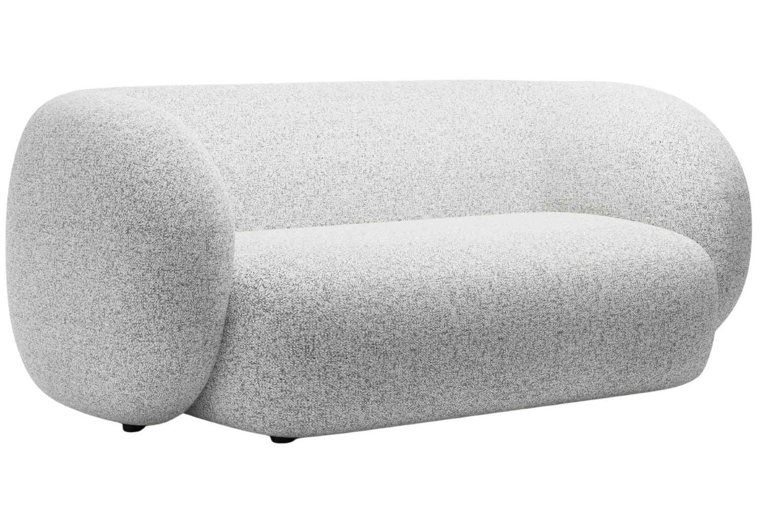 Micadoni Světle šedá dvoumístná pohovka Kate 183 cm