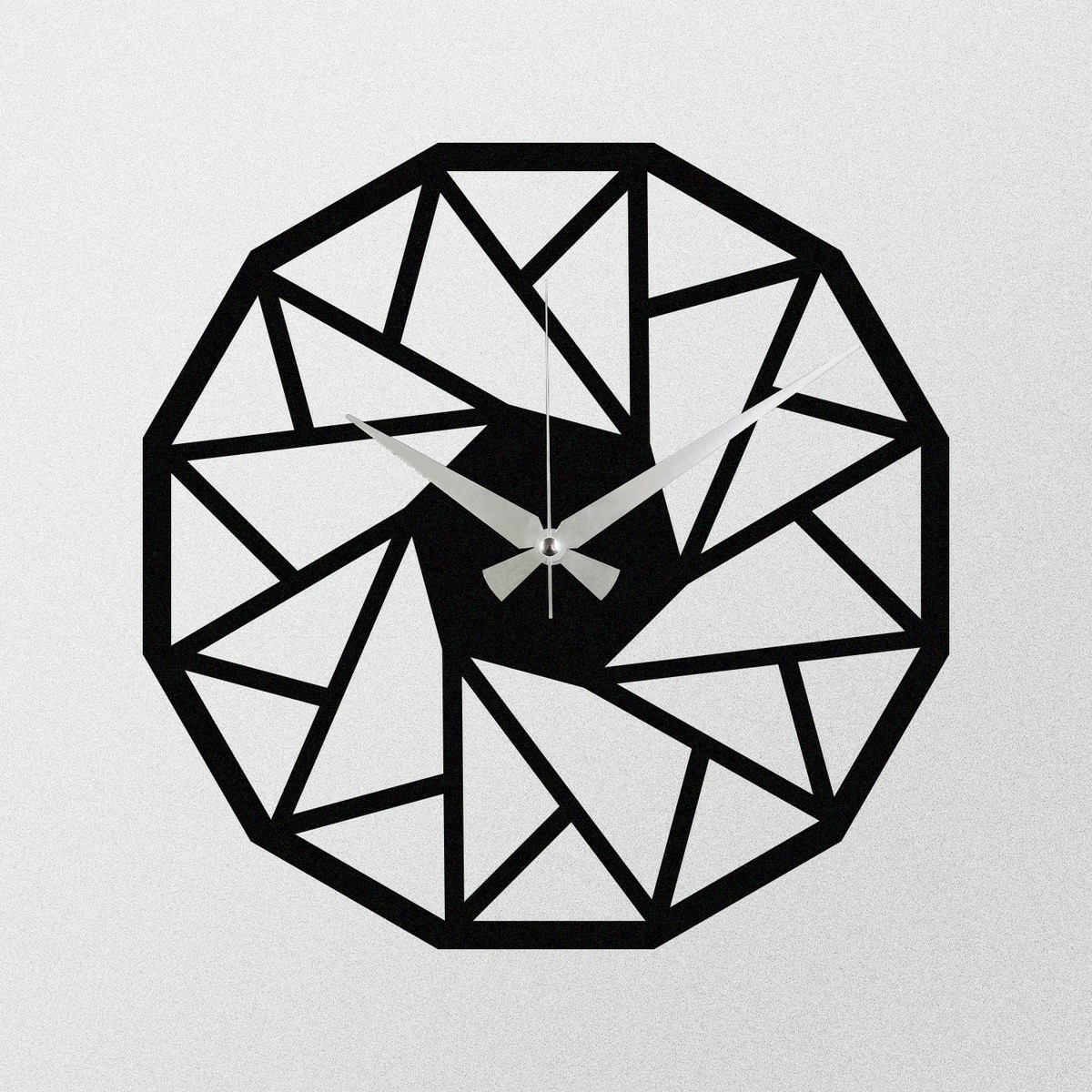 Nástěnné hodiny Triangle S007 Black