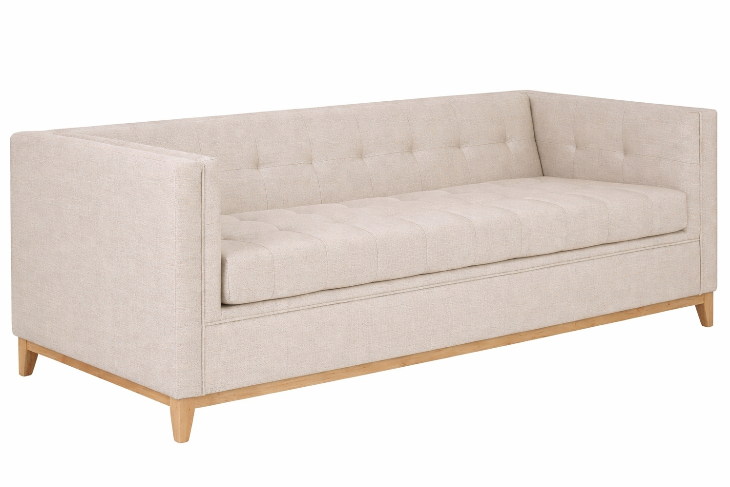 Nordic Design Béžová rozkládací pohovka Tomm 208 cm