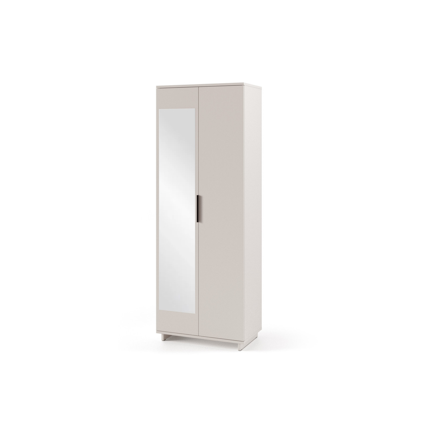 Šatní skříň BIANCO 70  se zrcadlem