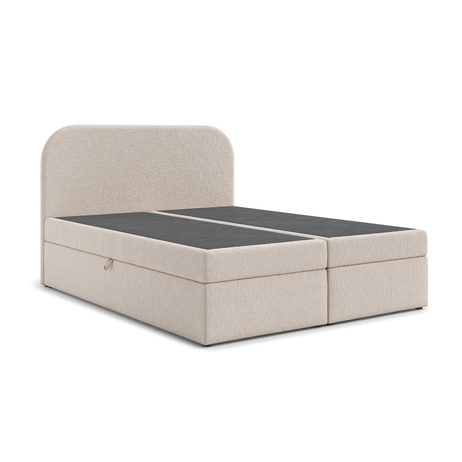 Čalouněná postel LARO s úložným prostorem 180x200 cm Hnědá