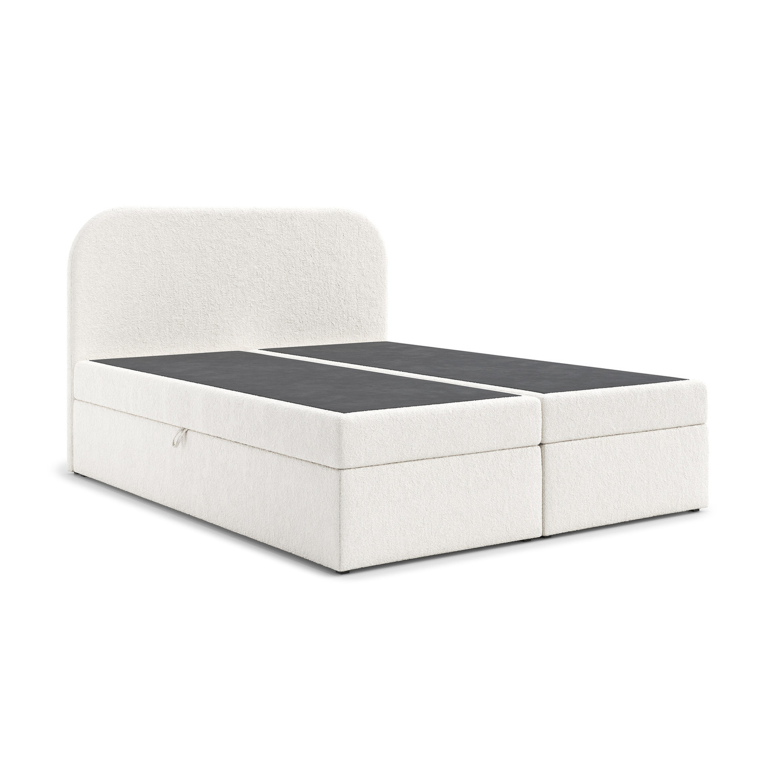 Čalouněná postel LARO s úložným prostorem 180x200 cm Béžová