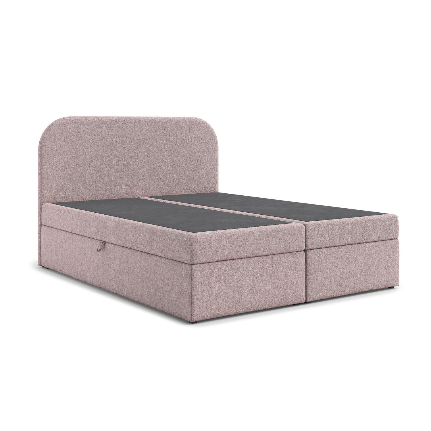 Čalouněná postel LARO s úložným prostorem 140x200 cm Růžová
