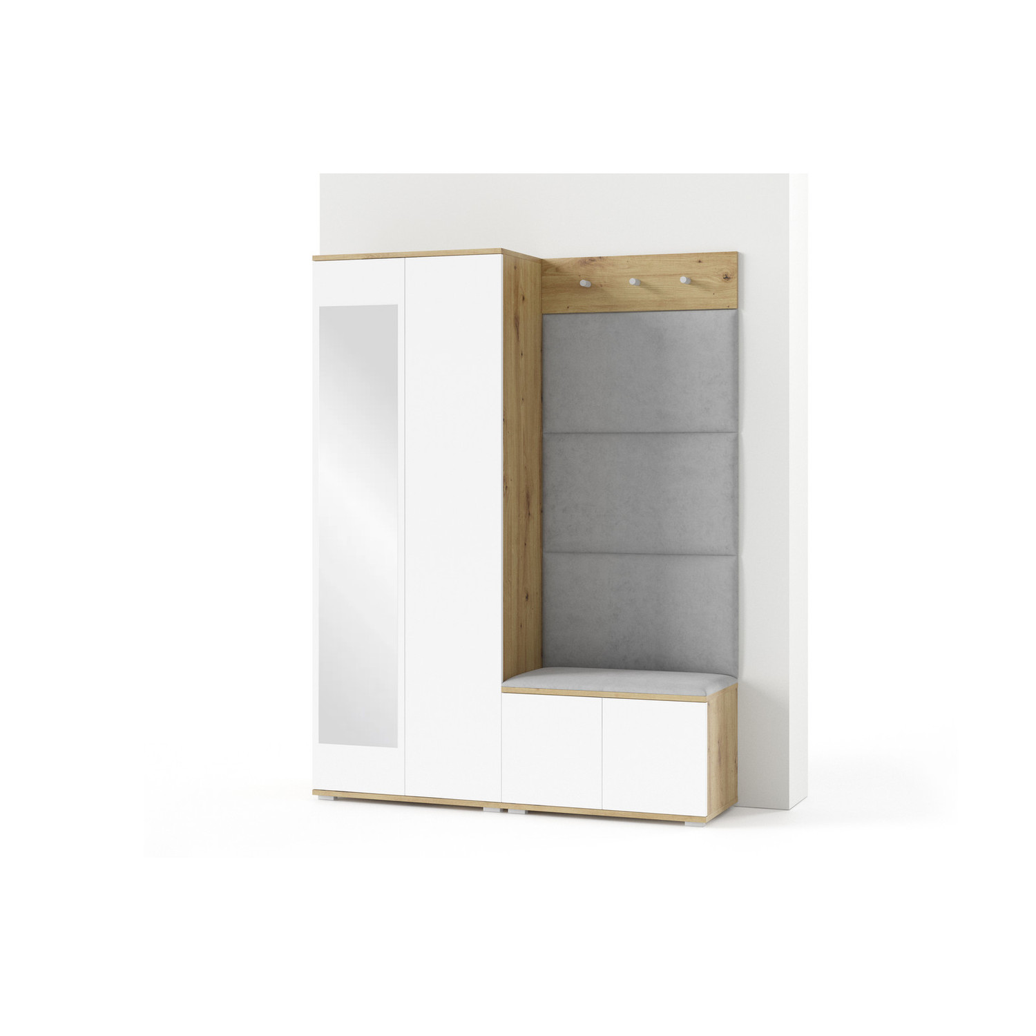 Předsíňová stěna SEVILLA I Šedá III