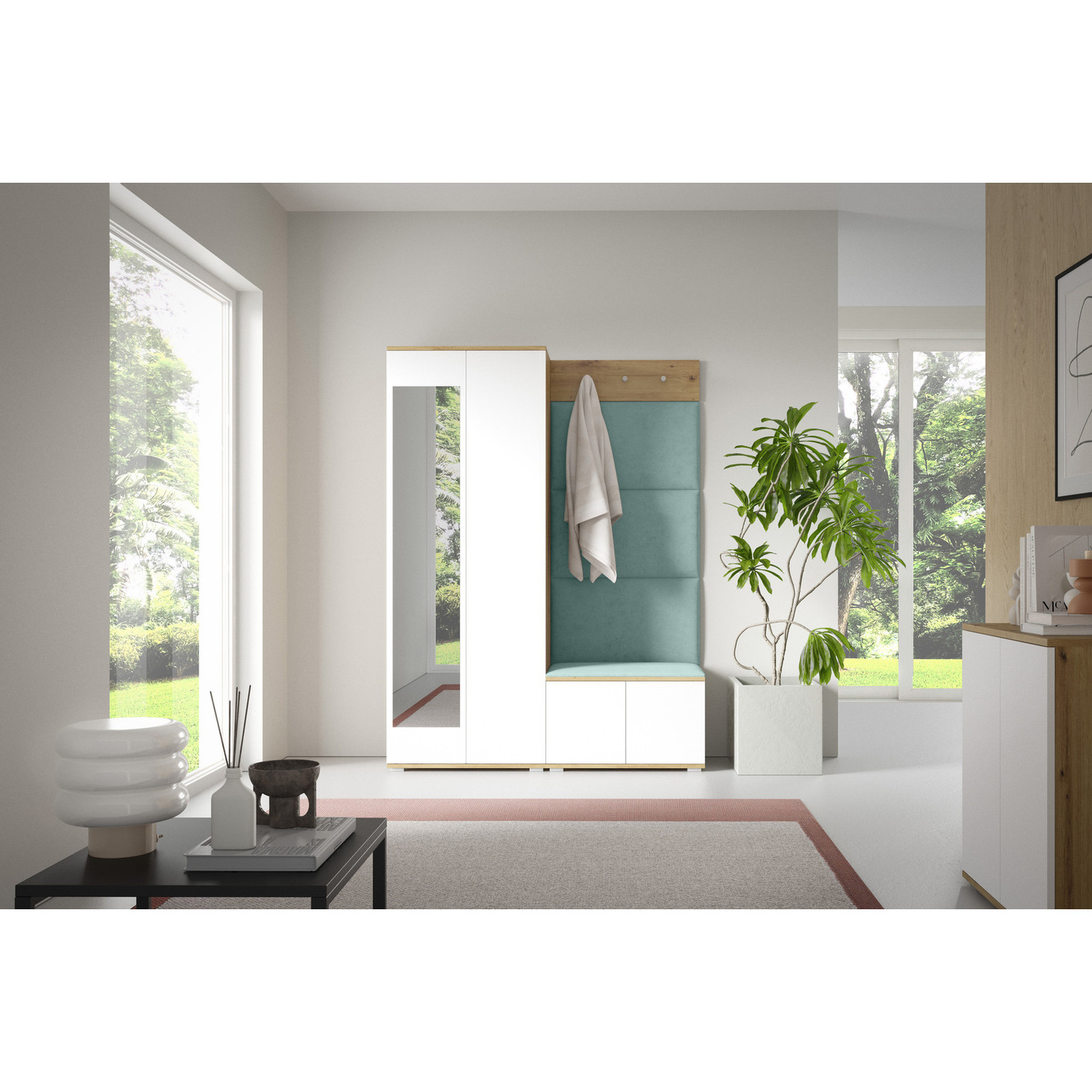 Předsíňová stěna SEVILLA I Modrá