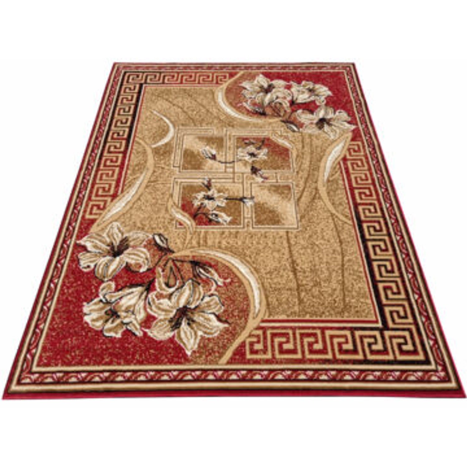 Koberec PP řecký červený - 160x220 cm