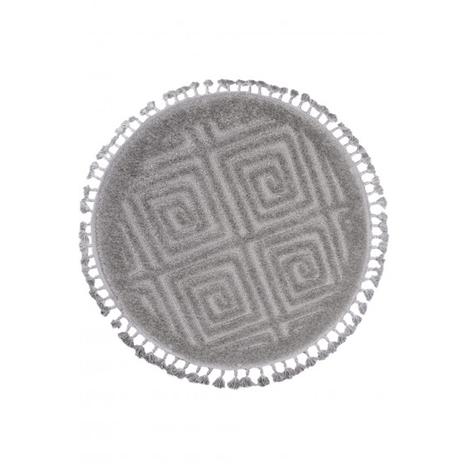 Koberec BERBER 7061 šedá - 133x133 cm