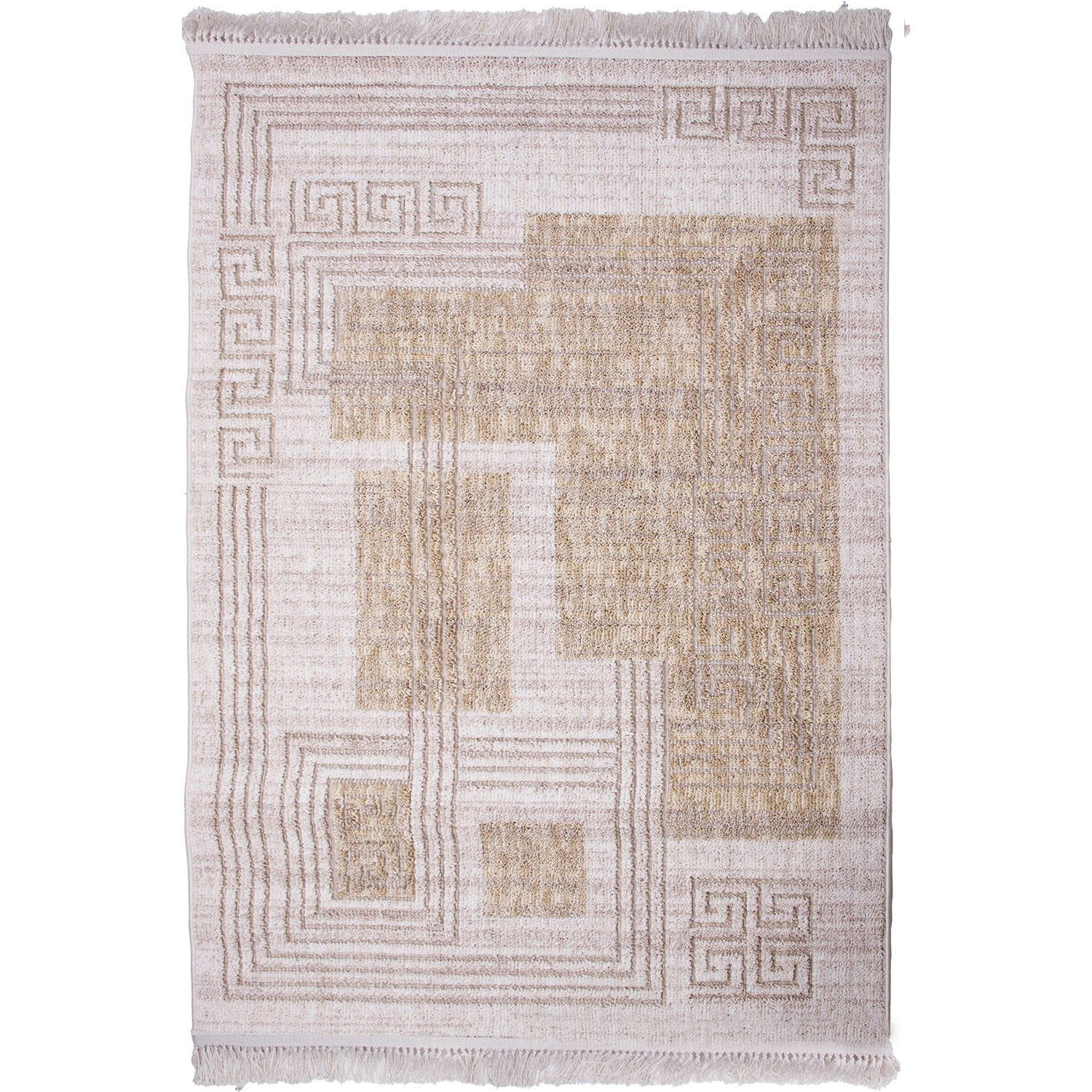 Koberec BENITA 085 žlutá-krémová - 133x190 cm