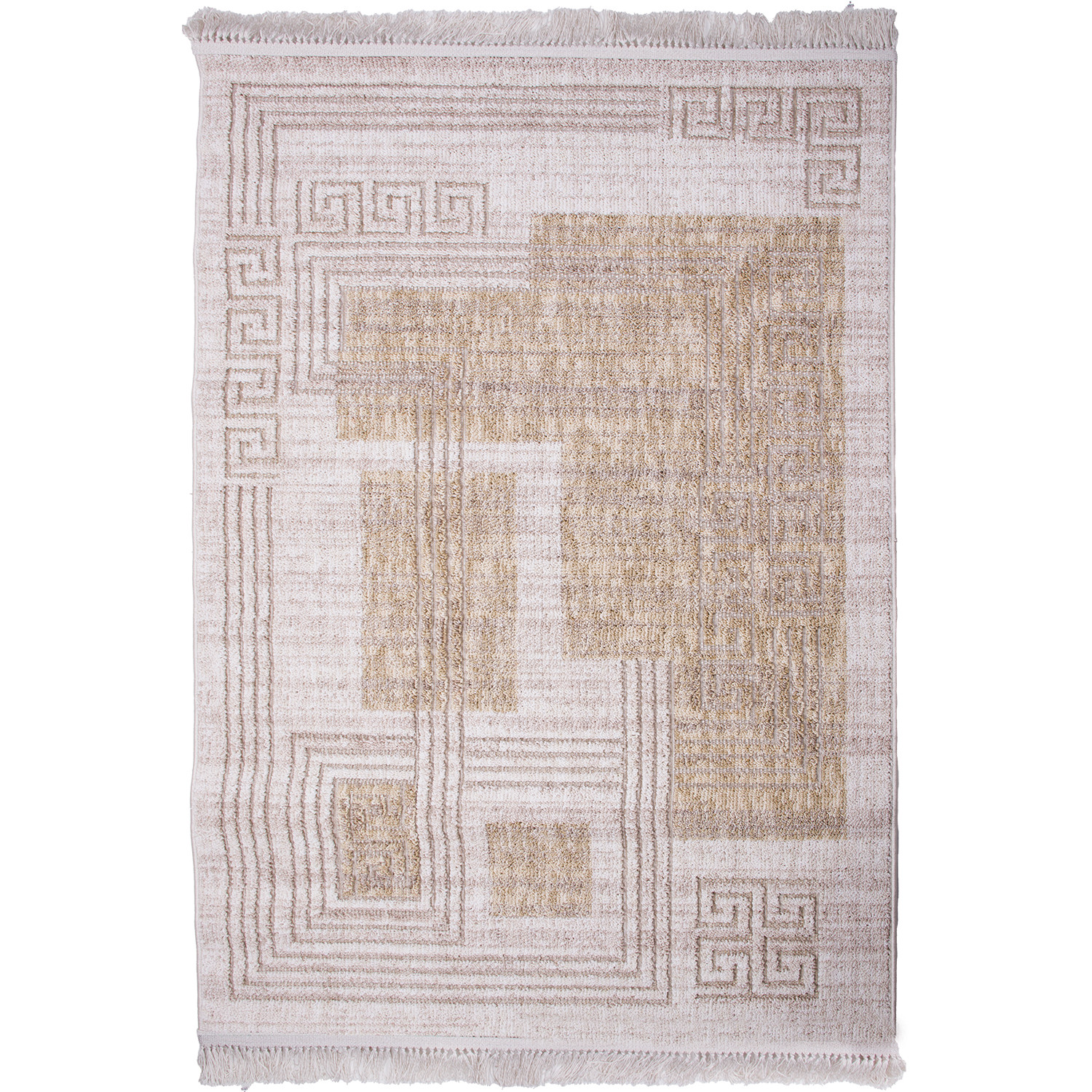 Koberec BENITA 502 žlutá-krémová - 80x150 cm